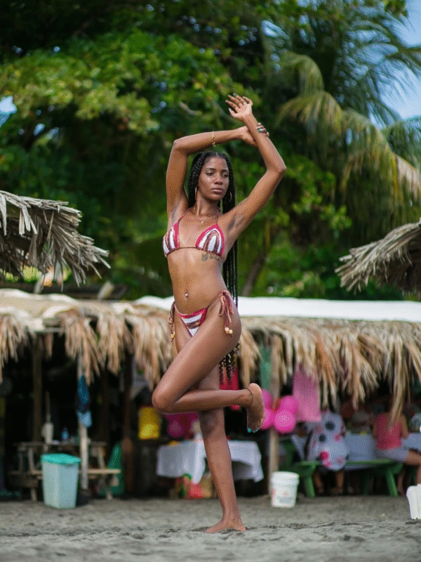 Neapolitan Crochet Bikini & Crossbody Bag Set